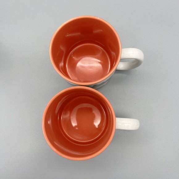 VTG 1988 Potpourri Press Coffee Mugs Seashell Shell Coral Pair Set of 2 EUC LN - Picture 6 of 9